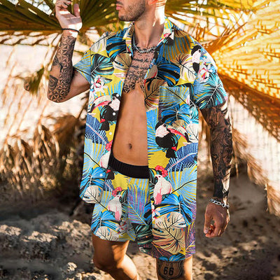 Camisa Playera Suelta Retro para Hombre - Estilo Personalizado de Playa - Image 4