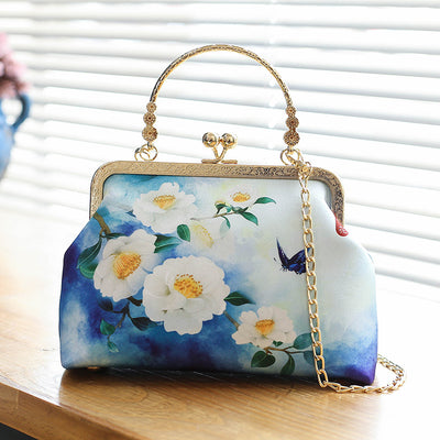 Bolso Bandolera Retro Estilo Cheongsam de Un Hombro - Image 5
