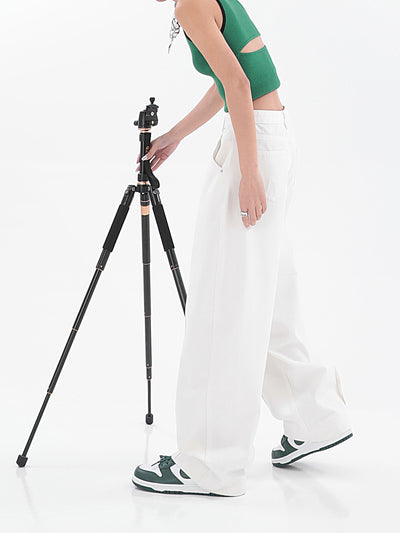 Pantalón Recto Cintura Alta Diseño Minimalista Tendencia Street Style - Image 19