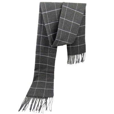 Bufanda Reversible a Cuadros para Hombre - Estilo Versátil - Image 35