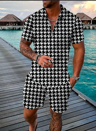 Conjunto Deportivo Polo y Shorts para Hombre - Image 11