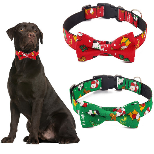 Collar Navideño Estampado para Perros - Accesorios para Mascotas