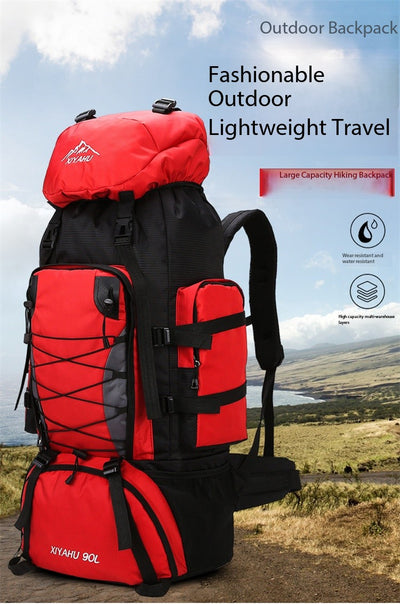 Mochila de Senderismo 90L XIYAHU - Resistente al Agua para Trekking y Camping - Image 10