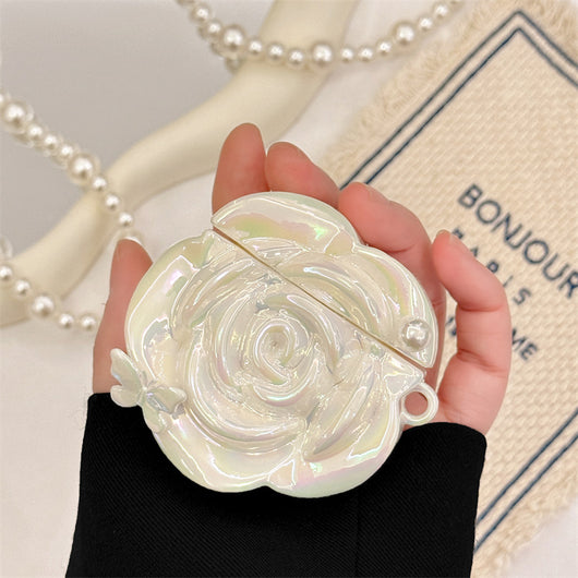 Funda para Audífonos Camellia Blanco Perla - Image 16