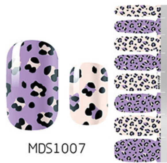 Parches de Uñas Decoradas Listos para Aplicar