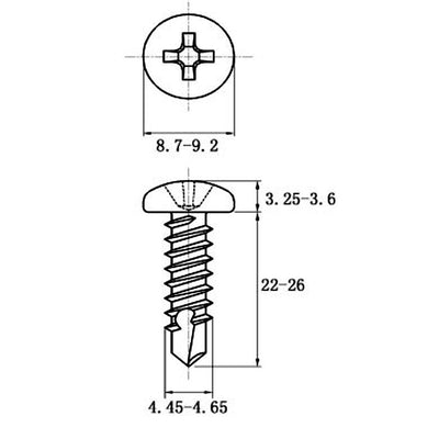Tornillos de Acero Inoxidable con Espiga Helicoidal y Ranura Phillips - Image 21
