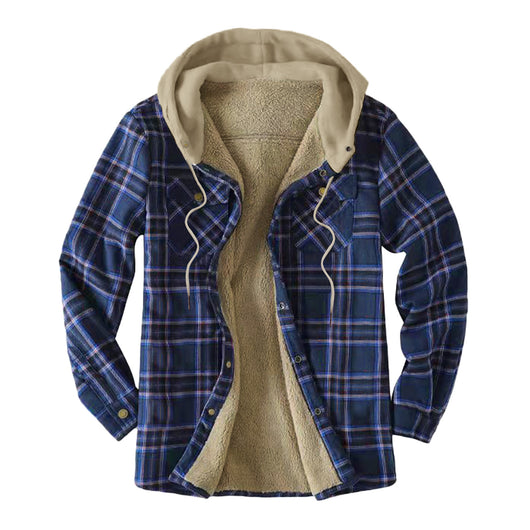 Chaqueta Sudadera con Capucha y Forro Polar para Hombre - Talla Grande - Image 3