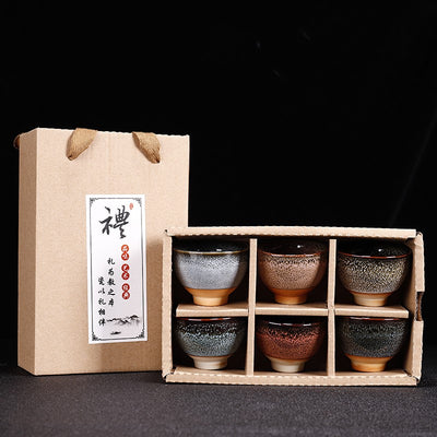 Juego de Té Kung Fu de Cerámica Artesanal con Caja de Regalo - Image 16