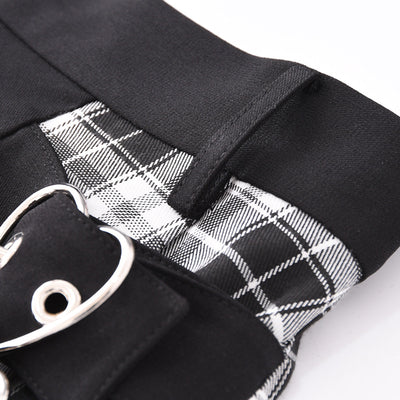 Falda Plisada Colegial de Cintura Alta - Estilo Minimalista para Mujer - Image 5