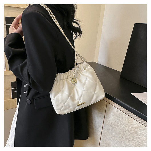 Bolsa Mensajera de Cadena Rombo Elegante para Viajero - Image 23