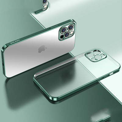 Funda Cuadrada con Acabado Mate Transparente y Placa de Lujo - Image 4