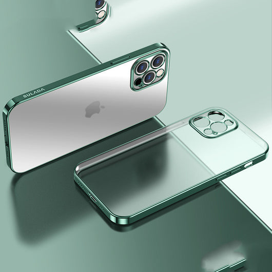 Funda Cuadrada con Acabado Mate Transparente y Placa de Lujo - Image 4