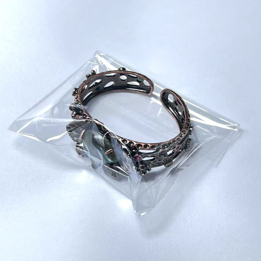 Pulsera Ajustable de Bronce Vintage con Portaflores para Mujer - Image 8