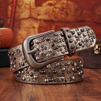Cinturón Étnico Retro para Mujer con Remaches de Diseño - Image 10