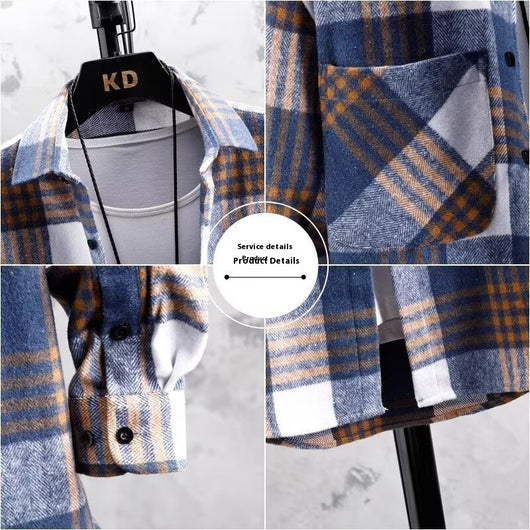Saco Camisero Elegante con Solapas para Hombre - Diseño Moderno - Image 4