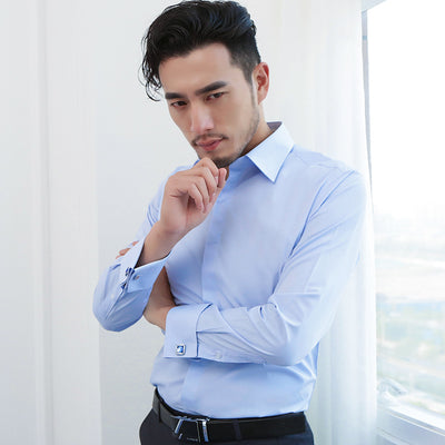 Gemelos Resistentes a Arrugas Estilo Francés para Camisas de Hombre - Image 2