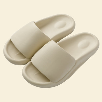 Pantuflas Cómodas de Suela Gruesa y Colores Sólidos - Image 6