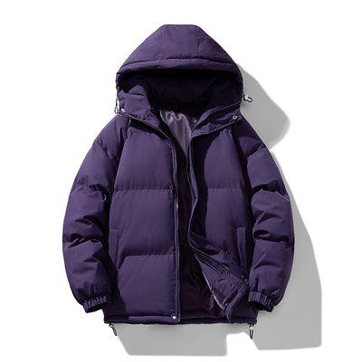 Abrigo Hoodie Acolchado para Hombre - Chaqueta de Invierno Cálida y Casual - Image 7