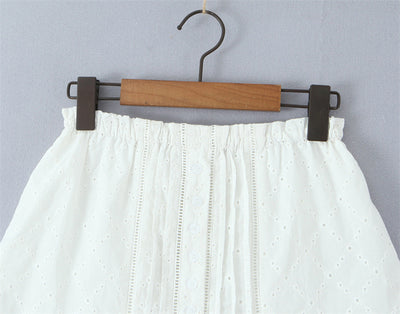 Conjunto de Blusa sin Mangas Bordada y Culotte de Algodón - Image 13