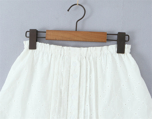 Conjunto de Blusa sin Mangas Bordada y Culotte de Algodón - Image 13
