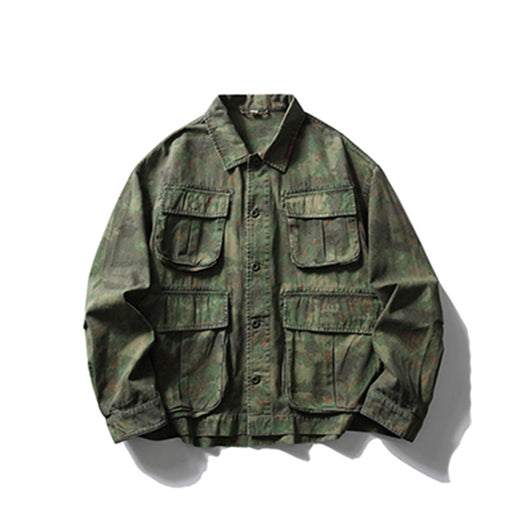 Chaqueta de Trabajo Camuflaje Tie-Dye para Hombre - Image 6