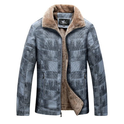 Chaqueta de Cuero para Hombre Adulto con Forro de Terciopelo - Image 2