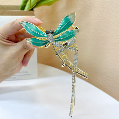 Clip Elegante con Diseño de Libélula - Pasador Premium para Cabello - Image 2