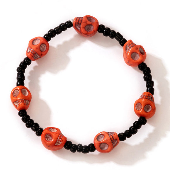 Pulsera con Diseños de Calavera para Halloween