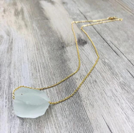 Collar con Dije de Cristal Natural en Bruto - Image 10