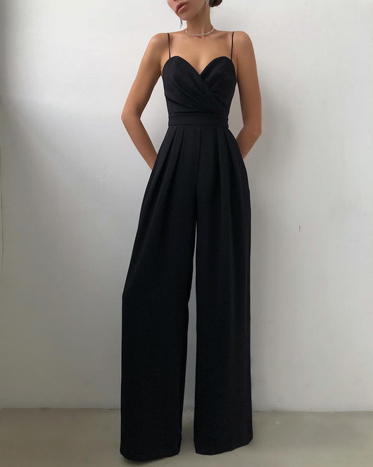 Pantalón Jumpsuit con Tirantes Cintura Recta - Image 7