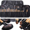 Set Completo de 24 Brochas de Maquillaje Profesional con Cerdas Naturales