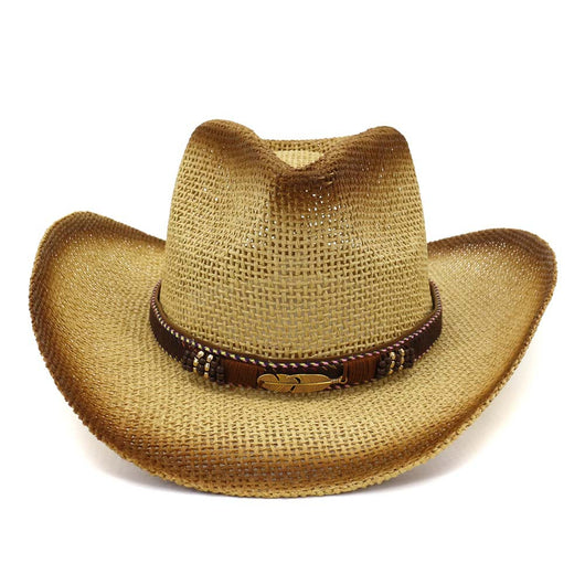 Sombrero Vaquero Estilo Western con Diseño Spray Paint para Playa - Image 4
