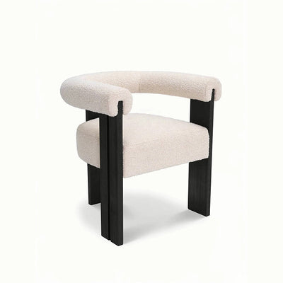 Silla Minimalista con Respaldo Creativo Estilo Francés - Image 2