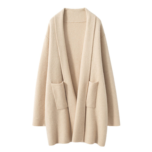 Abrigo Tejido de Largo Medio para Mujer - Colección Otoño Invierno - Image 5