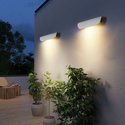 Lámpara de Pared Exterior Minimalista Negra y Blanca - Impermeable para Entrada - Image 4