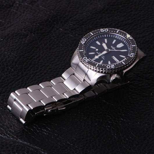 Correa de Reloj SKX007 Acero Inoxidable Curva Sólida - Image 8