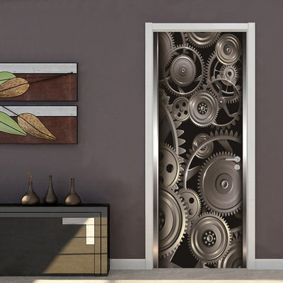 Vinilo Adhesivo 3D para Puerta - Efecto Humo Dinámico - Image 9