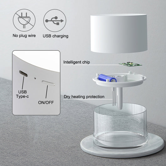 Humidificador Ultrasónico Portátil USB - Difusor de Aire Inalámbrico - Image 15