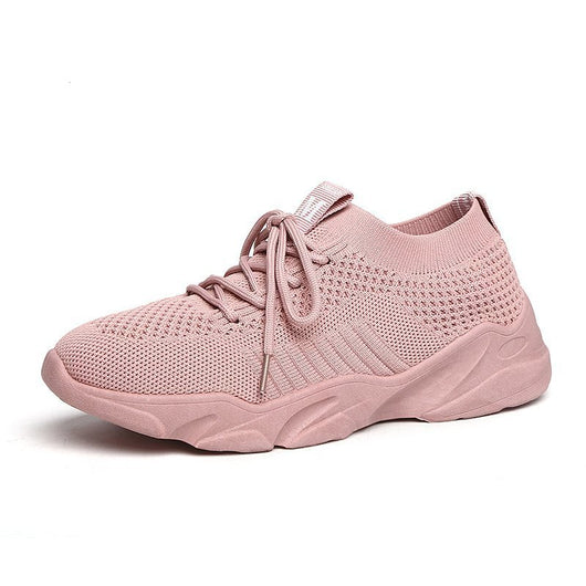 Zapatillas Deportivas Tejidas Transpirables para Mujer - Diseño Moderno con Cordones - Image 13