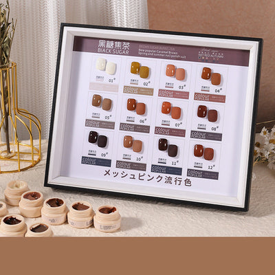 Lata Sólida Color Caramelo Estilo Japonés - Colección Otoño Temprano