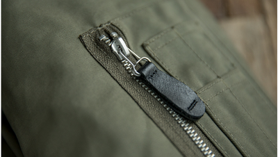 Chaqueta Bomber de Aviador con Cuello de Piel Sintética para Hombre - Image 5