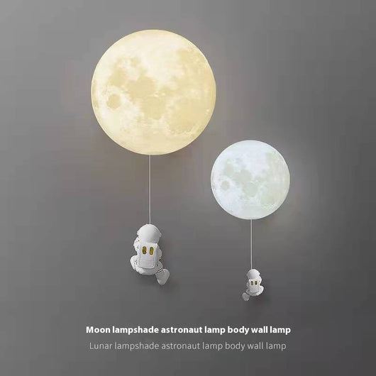 Lámpara de Pared Luna para Habitación Infantil Diseño Minimalista Moderno