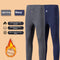 Calça Térmica Masculina de Veludo Forrada com Lã Camelo Tamanho Grande