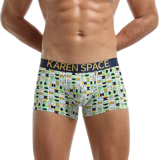 Boxers Ice Silk con Estampado Moderno - Image 10