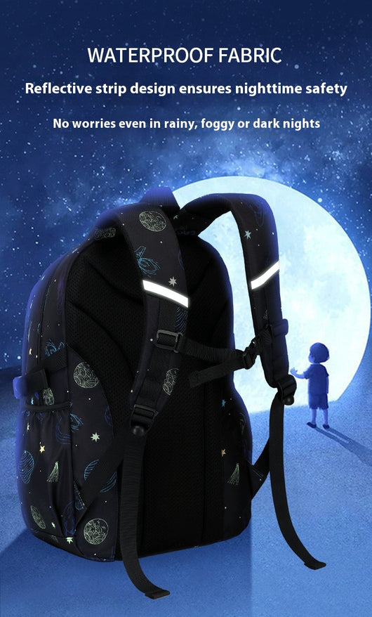 Mochila Escolar Cielo Estrellado - Diseño Moderno para Primaria y Secundaria - Image 13