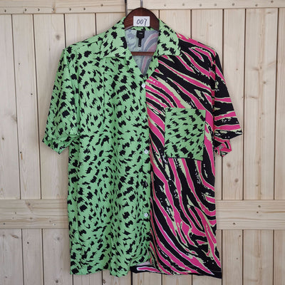 Camisa Estampada de Manga Corta para Playa - Image 7