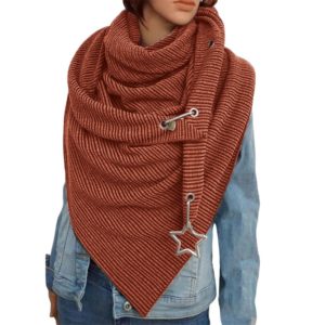 Chal Grueso Cálido de Moda Simple para Mujer - Image 6