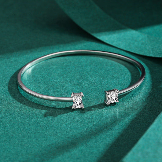 Pulsera de Plata S925 con Diamantes Simulados y Malla Roja - Accesorio Transmisión en Vivo - Image 3