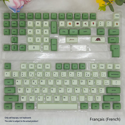Teclado Mecánico 124 Teclas Matcha - Keycaps PBT Sublimados - Image 9