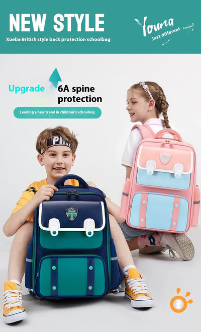 Mochila Escolar con Protección Espinal y Alivio de Carga - Resistente al Agua - Image 11